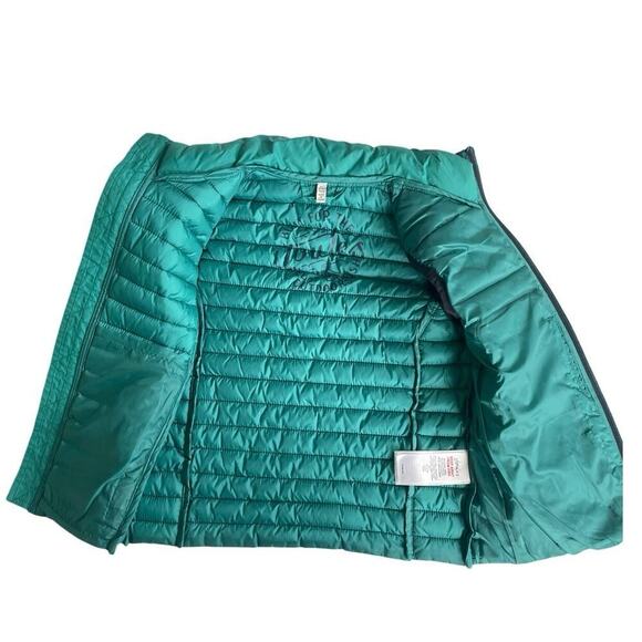 JOULES PUFFER CROFTON VEST KIDS SZ 5 TEAL GREEN POCKETS FULL ZIP MOCK NECK - Picture 10 of 13